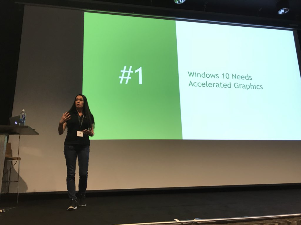 IngmarVerheij's tweet image. @sarahmannionuk is sharing why every Windows 10 user needs a GPU at @CUGNorway #CUGTech