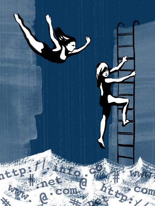 IlluDaily's tweet photo. Different emotional approaches to swimming in the vast sea of information on the internet. (Kirstin Gail)
https://t.co/m0NIRCNR6j https://t.co/codwP046xO