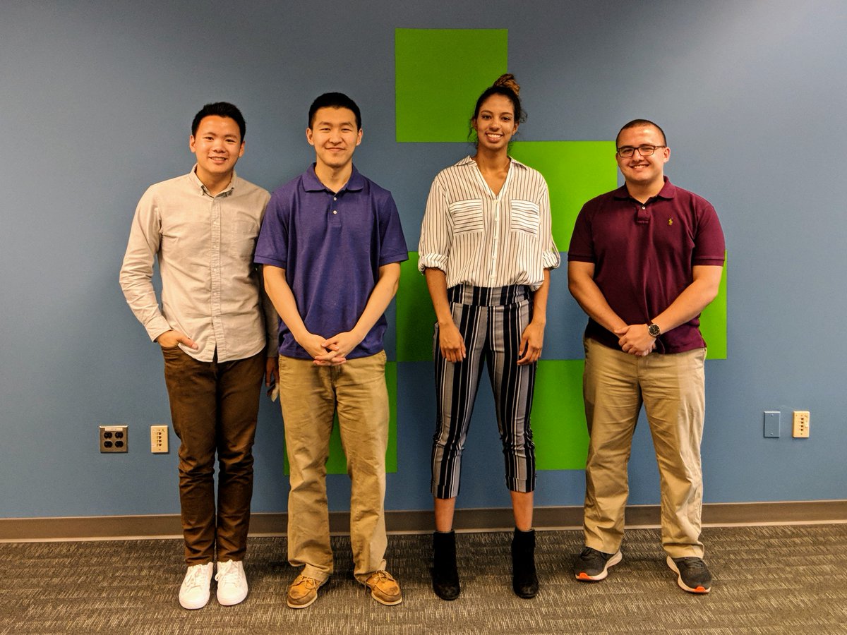 data_works's tweet photo. Data Works is excited to welcome our 2018 Summer Interns! We have a great group of students from UVA and Virginia Tech. We look forward to getting to know them and building a great project over the next 9 weeks. https://t.co/8MkmFm4Ftj