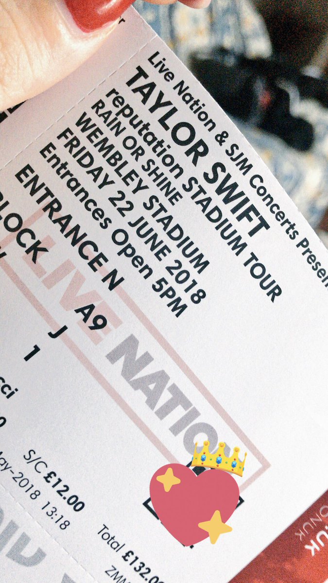 xloujuliet's tweet photo. TAYLOR YOU’RE GOING TO SEE ME AGAIN IN LONDON NIGHT 1 💃🏼

I’LL BE IN SECTION A9 ROW J SEATS 1-2 🤩🍀

STAY READY FOR US, WE’RE GONNA SHAKE ALL THE WAY OUT FOR YOU👯‍♀️💃🏼

@taylorswift13 @taylornation13
#reptourlondon #reproom #ReputationTour https://t.co/mw155SXl5D