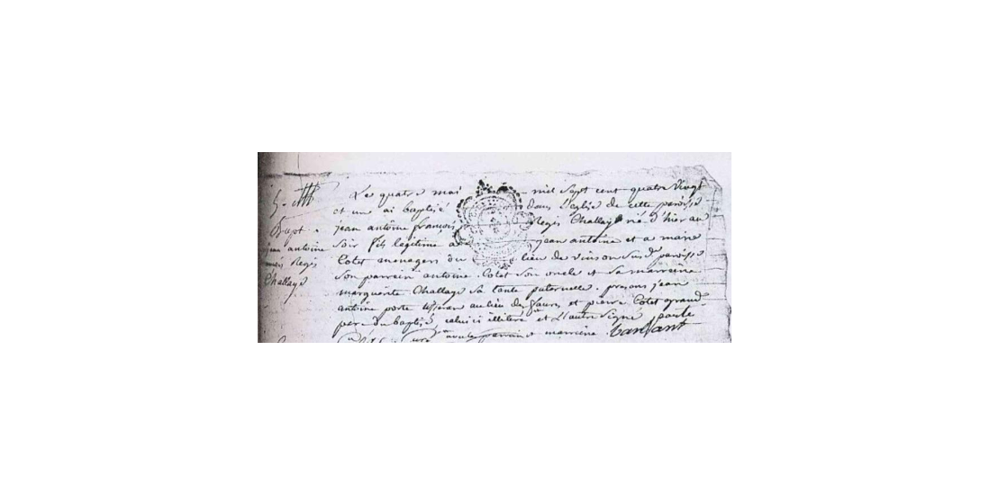 LDGenealogie's tweet photo. #1J1Ancêtre #CeJourLà Un 30/05/1781 est né à Pailharès (07) #CHALAYE Jean Antoine François Régis fils de Jean-Antoine et de #COTET Marie Catherine.
Jean Antoine se marie le 20/06/1823 avec #CAILLET Françoise, ils ont 5 enfants dont mon aïeule Marie Reine qui épouse #MARON Antoine https://t.co/DHCVTQNUJR