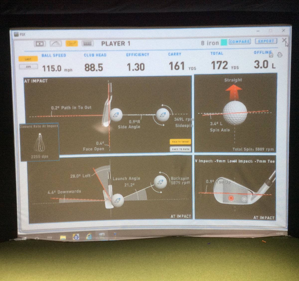 RossJacksonGolf's tweet photo. Chris Walker displaying some superb impact data, even more impressive considering that Chris has been playing less than a year. This golf fanatic is going to be some player!π#RJG #TGPI #results #systematicprogression https://t.co/g3c4DLO4nQ
