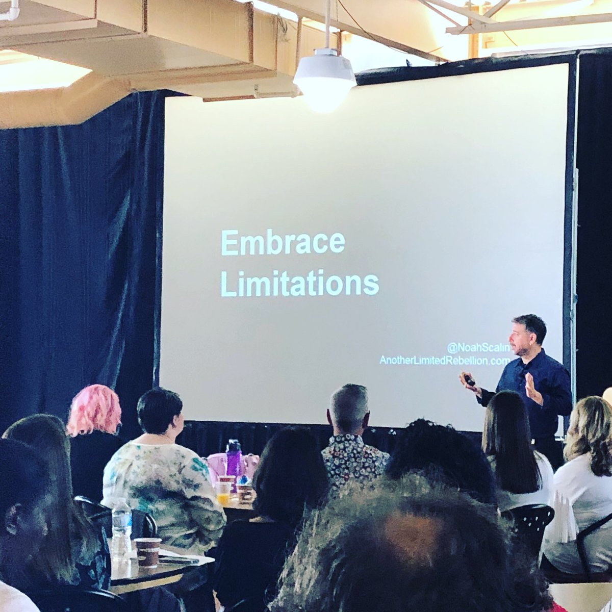 mdeacon1's tweet photo. Food for thought @slcamc from @noahscalin. Embracing limitations rather than letting them stifle your #creativity. Remember this as you develop #marcom ideas. You just might come up with something wonderful! 😊
#lccslc #inclusiveslc #innovation #creativechallenges https://t.co/mHeCth58GR