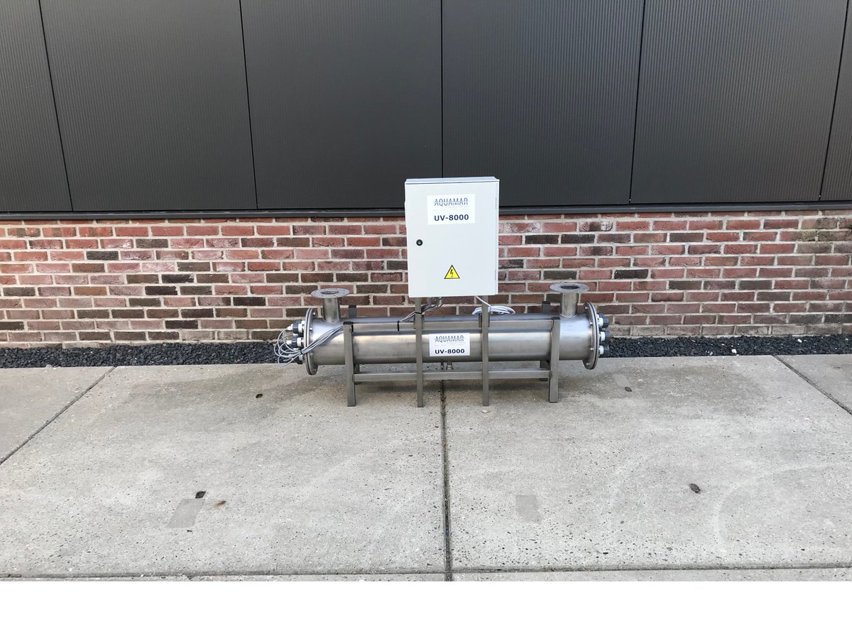 Vandaag weer een custom made UV-unit opgeleverd voor het wassen van bloembollen! #mooiwerk