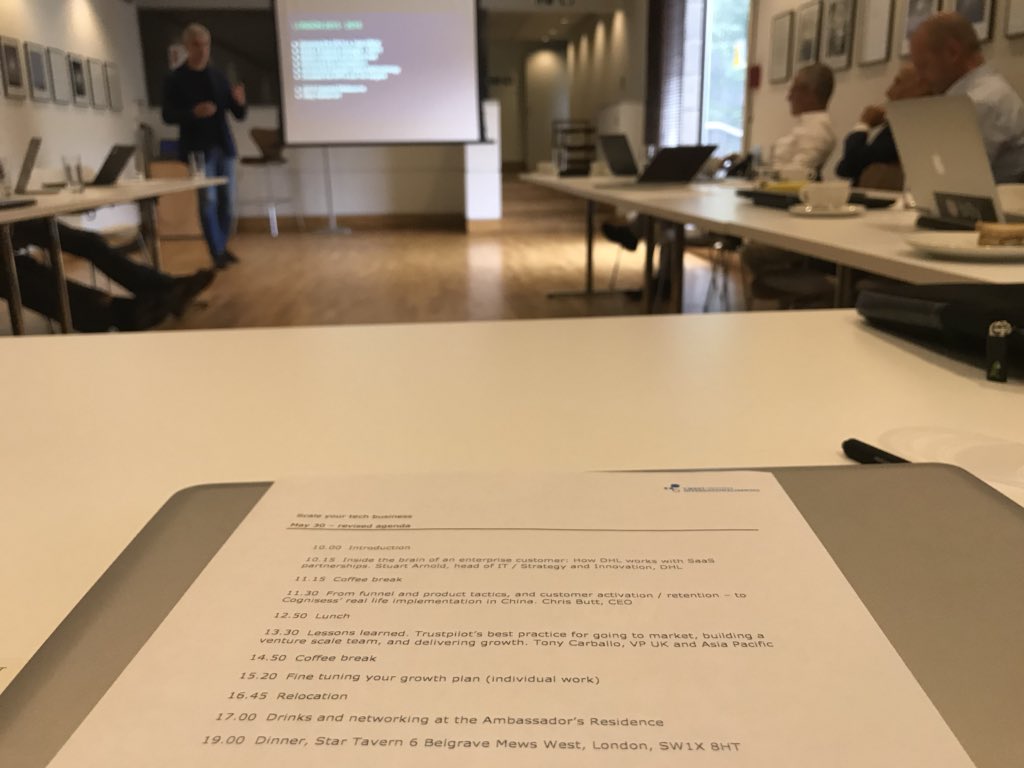 HenrietteFreris's tweet photo. “If your potential customer starts talking about your competition - you know that you are in the right conversation” quote from today’s seminar in London for Danish Tech Scale ups. Brilliant take aways from Trustpilot &amp; Cognisess  @Vaekst @thetradecouncil @cphftw https://t.co/gwHG7Syqni