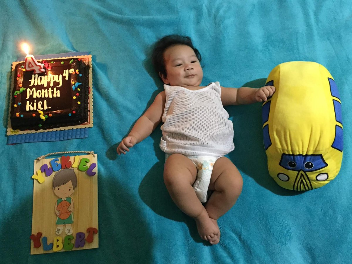 Dayanaaaaa0231's tweet image. Happy 4 months Baby ko ^_^ :* lovelove kita. Anlaki mo na. Don't grow up too fast Baby #Tabaching #YzekielYlbert