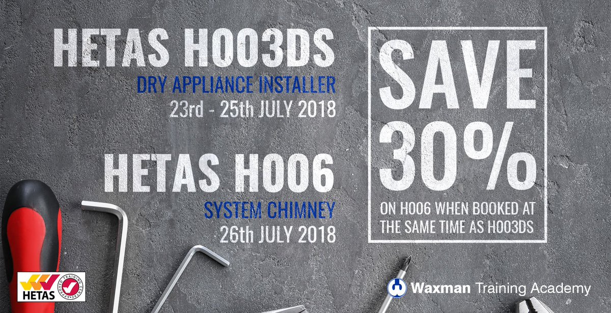 WaxmanTraining's tweet photo. Save 30% on #H006 when you book #H003DS at the same time! π·
https://t.co/luFLkPbIWP
01422 371811
#HETAS #DryAppliance #SystemChimney #Heating #Stoves #Training #Academy #Yorkshire #OnlyHETASAccreditedCentreInYorkshire https://t.co/DvBKK0aGNx