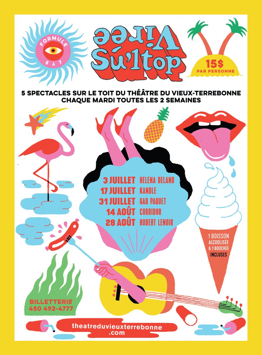 TVTSODECT's tweet photo. Avez-vous entendu parler de notre nouveau projet Virée Su'ltop? 5 shows d'artistes émergents, une bière de Brasserie Mille-Iles et une bouchée, le tout pour 15 $ seulement par spectacle! Des soirées à ne pas manquer! https://t.co/9oBfDAIWiP https://t.co/lTVIIAnjJe