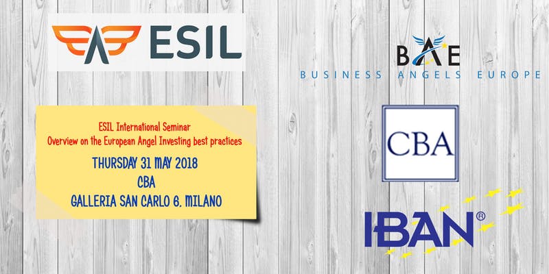 Digital_Magics's tweet photo. Thursday 31st May in Milan 14:30 @marcogy, Digital Magics CEO, speaker @ #ESIL International Seminar - Overview on the European #AngelInvesting best practices with: @200crowd @almadomus @BAEurope @Reijtenbagh 
 
Info: https://t.co/jYaVaHSCDC #startup #startups https://t.co/p8zlYSMkr4