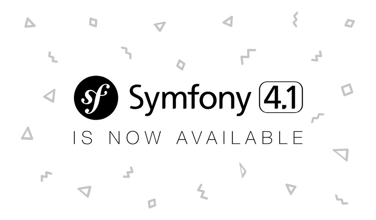 symfony_en's tweet image. Symfony 4.1 is now available: