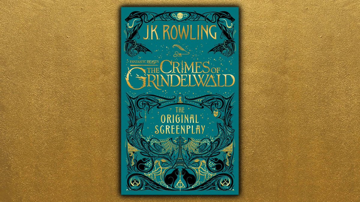 Crimes of Grindelwald screenplay cover 😍