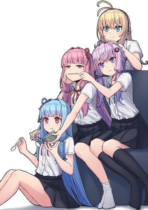 琴葉茜 ,琴葉葵 ,弦巻マキ ,結月ゆかり 「?>ボイロお題詰め