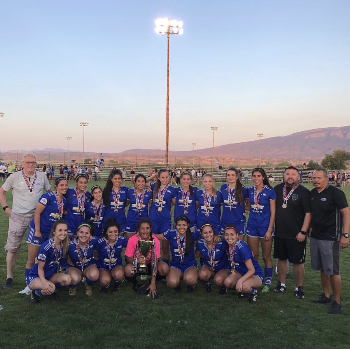 RushSoccer's tweet photo. Congratulations to the New Mexico Rush Soccer Club 2000 Girls - New Mexico State Cup Champions 🙌🏆
#RUID | #NMRush https://t.co/S3A6t1xZzY
