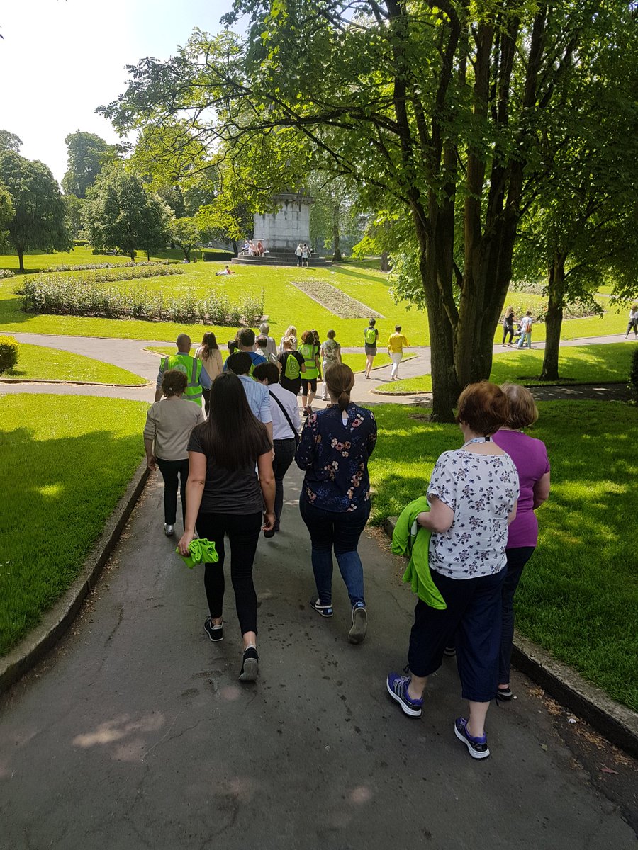 CommHealthMW's tweet photo. Our first @HSEvalues @HealthyIreland lunchtime walks organised by our Catherine St champions took place today. Almost 40 staff took part and it will be the norm every wednesday for the summer months #activelimerick #activebodyactivemind #weareourvalues https://t.co/rLssB30iZX