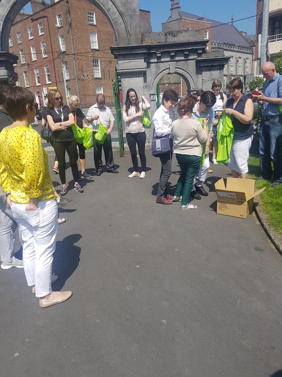 CommHealthMW's tweet photo. Our first @HSEvalues @HealthyIreland lunchtime walks organised by our Catherine St champions took place today. Almost 40 staff took part and it will be the norm every wednesday for the summer months #activelimerick #activebodyactivemind #weareourvalues https://t.co/rLssB30iZX