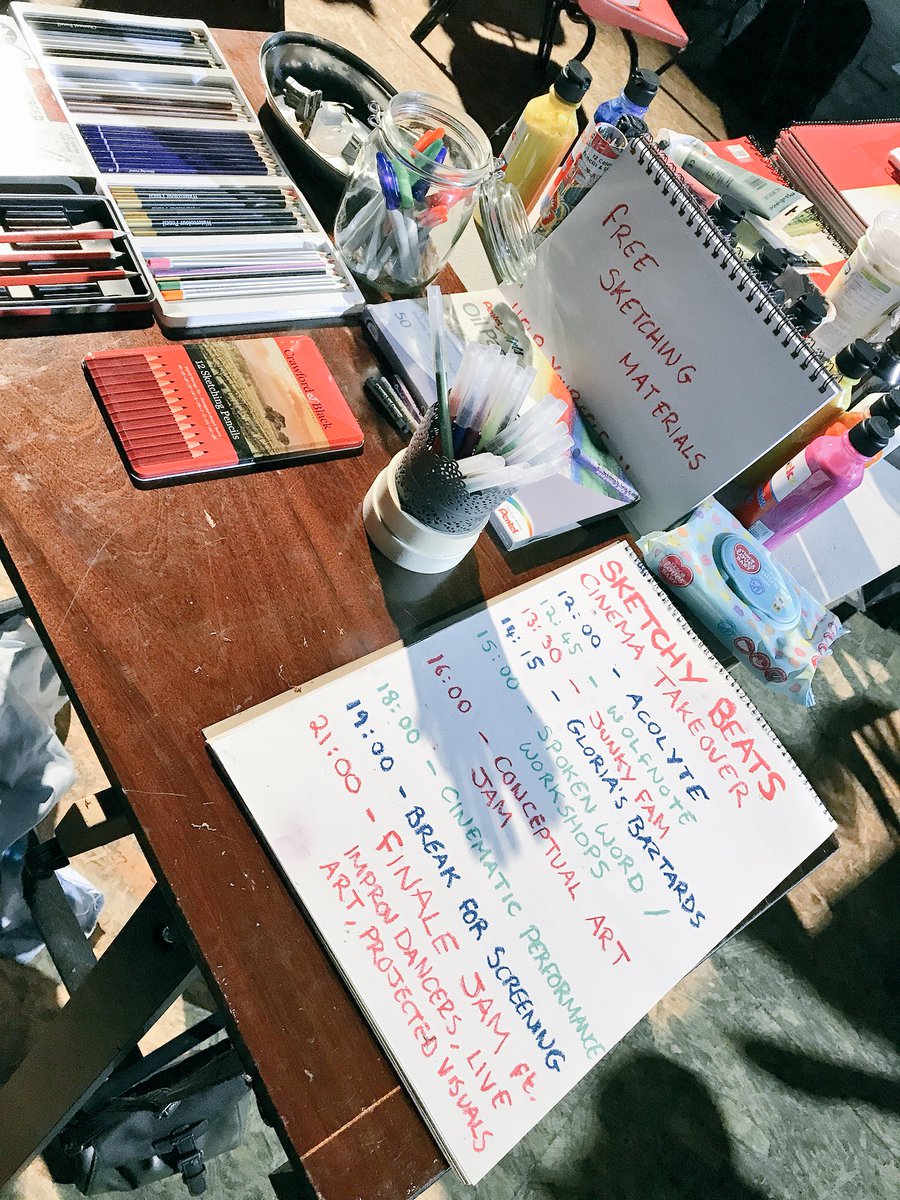hiddendoorarts's tweet photo. All day today, Sketchy Beats Cafe take over the #StateCinema - live music and “have a go” art coming together in the community. Come on down and #GetCreative! 
#HiddenDoor #Leith #Edinburgh https://t.co/UYYiQnI4fJ