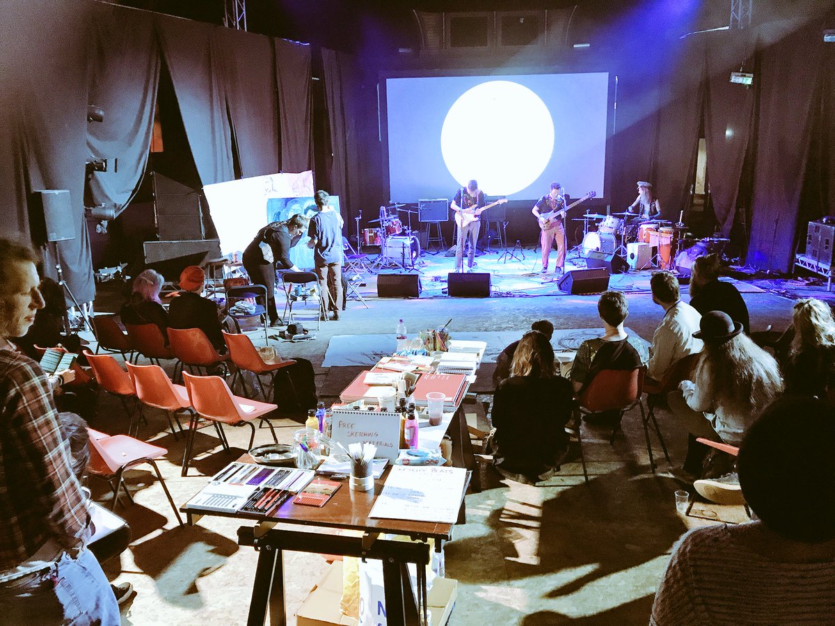 hiddendoorarts's tweet photo. All day today, Sketchy Beats Cafe take over the #StateCinema - live music and “have a go” art coming together in the community. Come on down and #GetCreative! 
#HiddenDoor #Leith #Edinburgh https://t.co/UYYiQnI4fJ