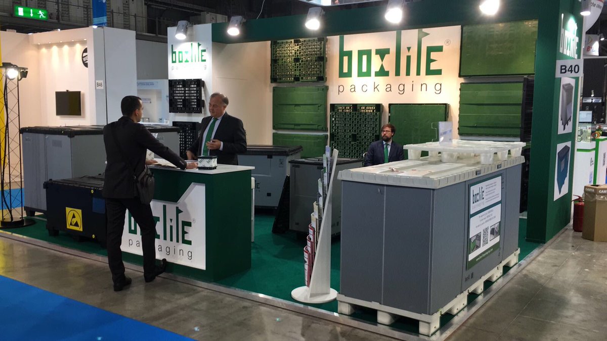 BoxltePackaging's tweet photo. Secondo giorno qui ad IPACK-IMA. Vi aspettiamo con tutte le novità del 2018! Hall 10 Stand B40 #ipackima2018 #pallet #box #automotive #madeinitaly @ipackima2018 @FieraMilanoSpa https://t.co/Ds2EM5YKBn