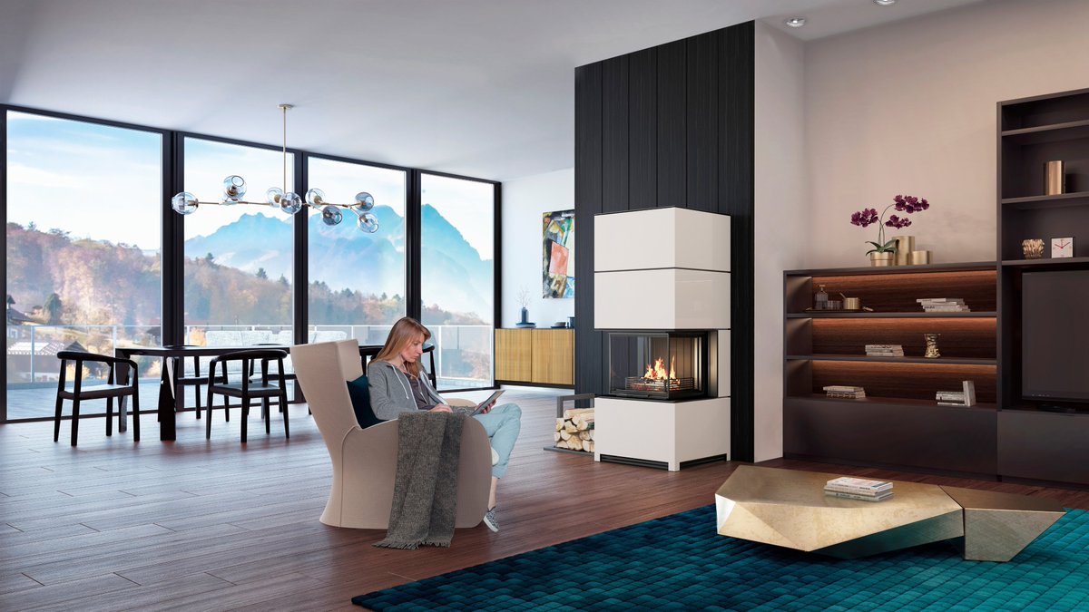 Wer sich den Traum von knisternder Feuerromantik  trotz limitiertem Budget oder wenig Platz im Wohnraum nicht vermiesen lassen will, findet im  fertigverkleideten Kaminofen #tilia eine elegante Alternative. 
ruegg-cheminee.com/tilia
#kaminofen #ruegg