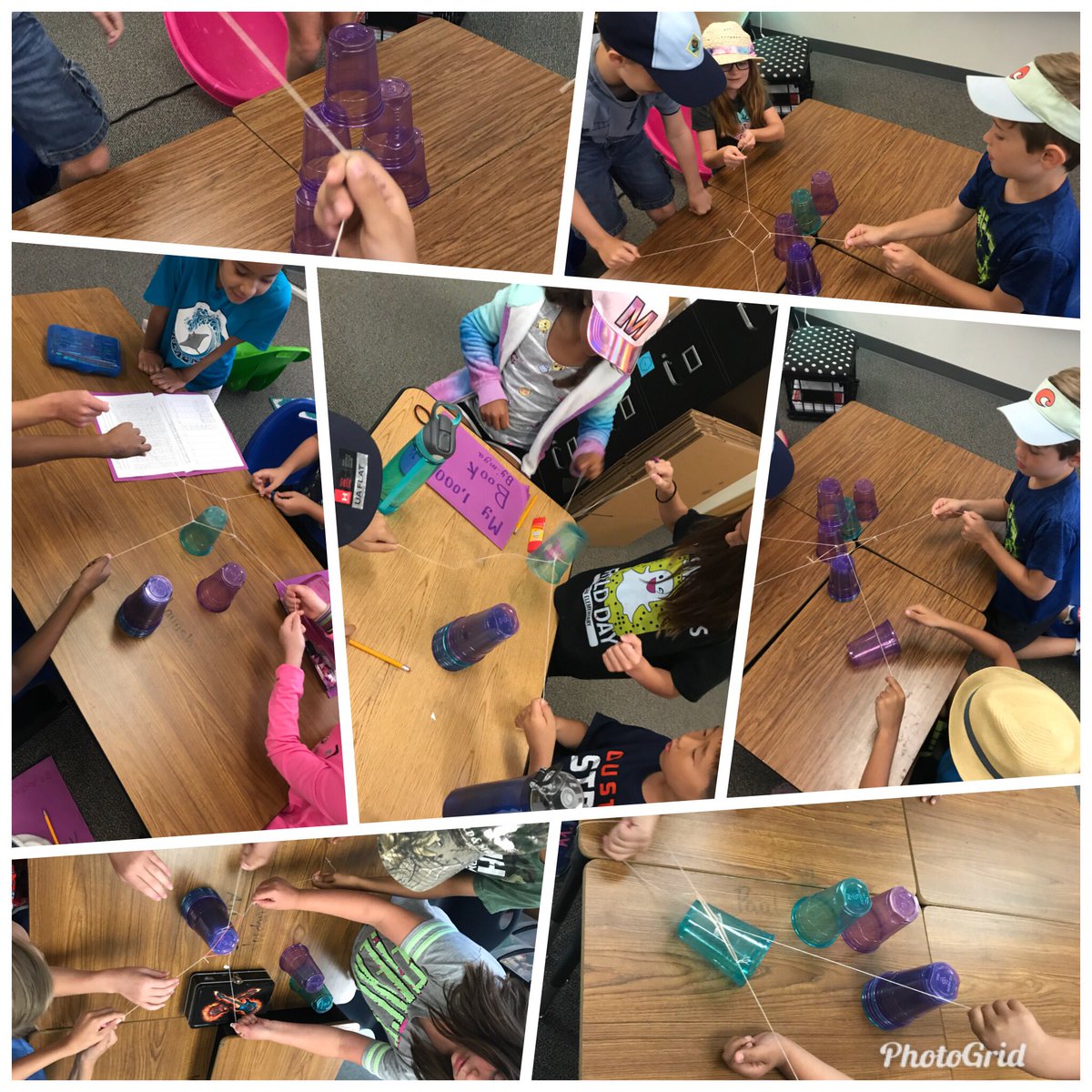rhondastecz's tweet photo. Teamwork building a pyramid #ReaganRays #lisdtw #2ndgRAYde https://t.co/AjpaJRQ06m
