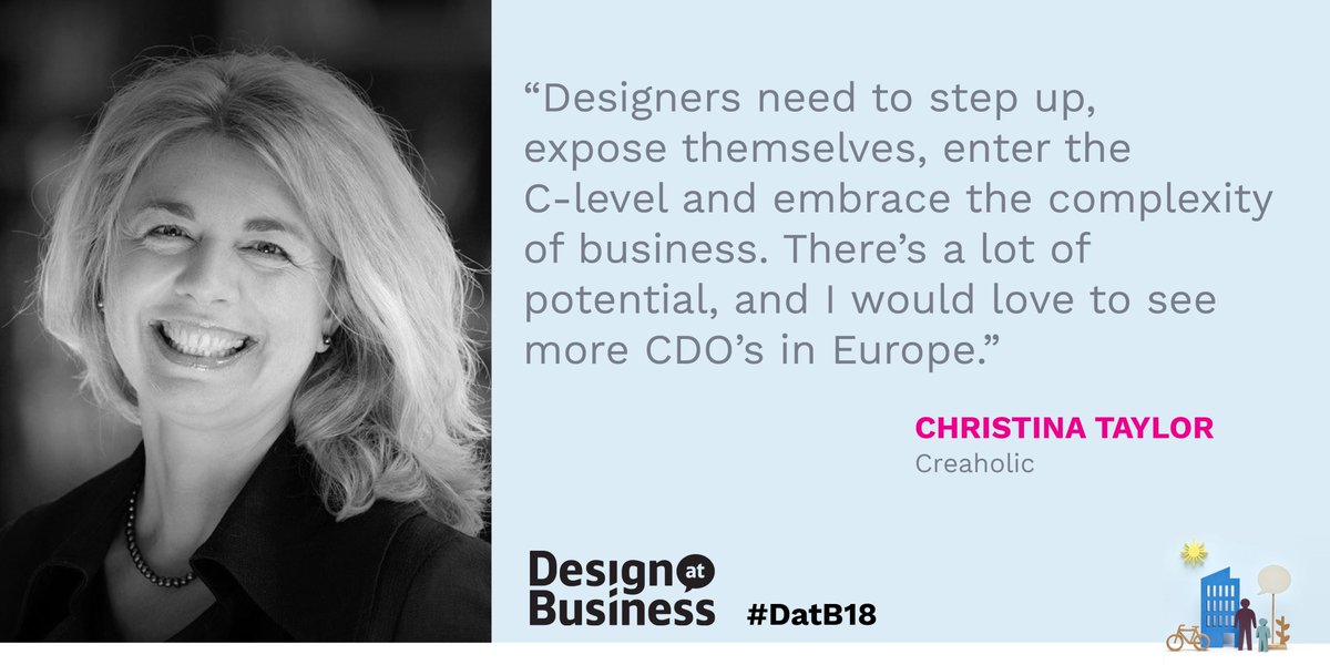 DesignAtBiz's tweet image. Designers need to step up! Thanks to Christina Taylor for being with us today! 👏👏👏 #DatB18 #designthinking