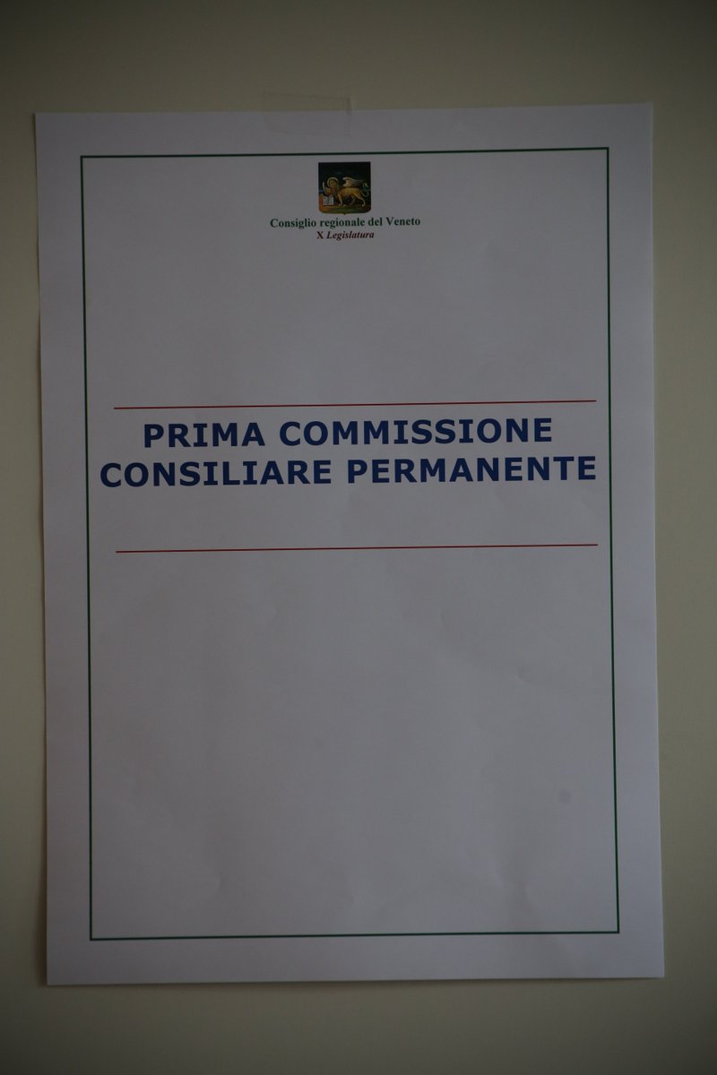 Consiglioveneto's tweet photo. Prima commissione - Via libera all'istituzione della Sesta commissione consiliare
#PrimaCommissione #ConsiglioVeneto #SestaCommissione
https://t.co/0Ao6qPthnB https://t.co/W9vURgiuSv