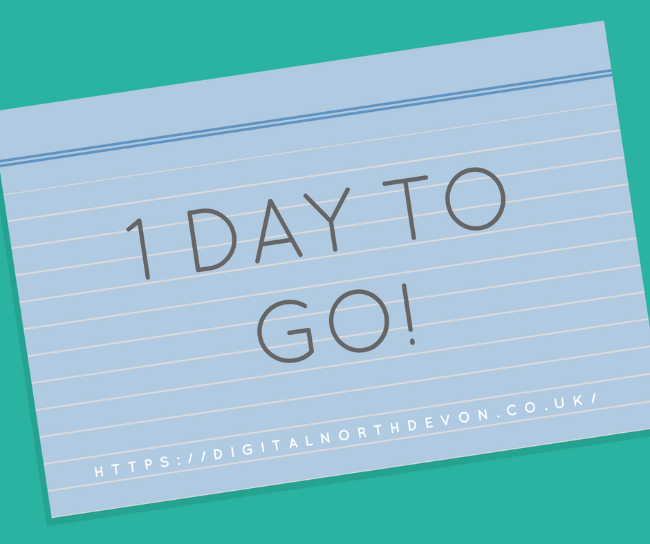 We've still got a few tickets remaining if anyone is interested in coming along to our social media, content and branding event tomorrow! 🎫

You can book through the link here: digitalnorthdevon.co.uk or simply by messaging our page!