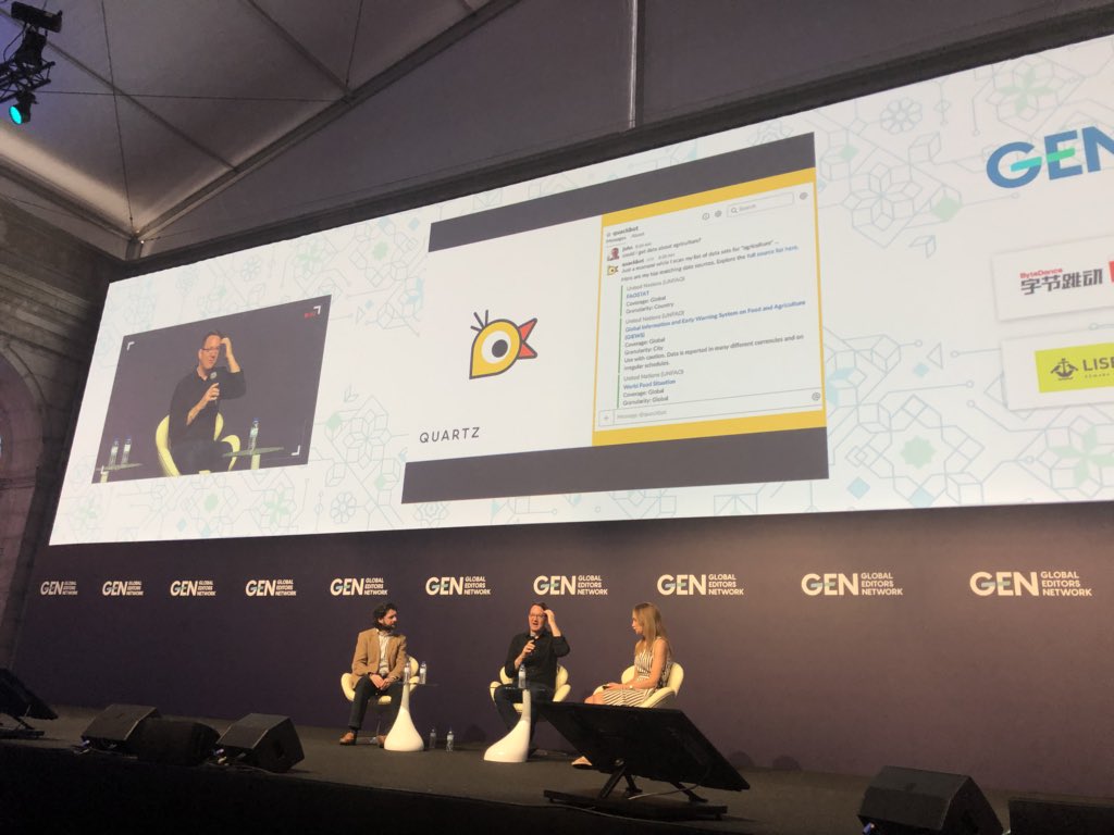 ximenavillab's tweet photo. .@qz created a bot for journalist in slack. The #quackbot finds data set for you <3 https://t.co/6wSVzQxO55