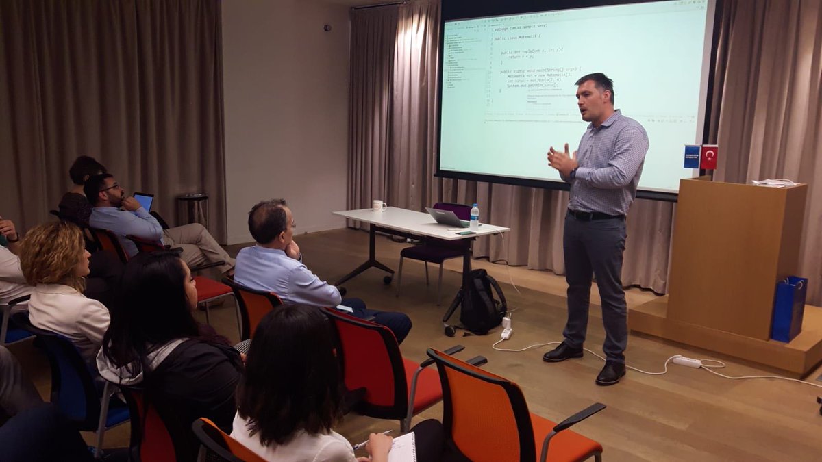 testinium's tweet image. Melih Sakarya gave a Speech about #BDD (Behavior Driven Development) at one of Anadolu Sigorta’s Brown Bag Sessions

bit.ly/2L9eNVd

#BehaviorDrivenDevelopment #TestAutomation #Testinium