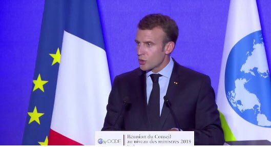 beschabo's tweet photo. A strong call for #multilateralism #cooperation #CommonSolutions by @EmmanuelMacron @Elysee #OECDForum @OECD @BusinessatOECD - fully resonates on #JobsStrategy #Skills #Employment #DiverseFormsOfWork #SocialInnovation #NewSocialContract @WECglobal @WECeurope @AdeccoGroup https://t.co/IRPQdiuh4N