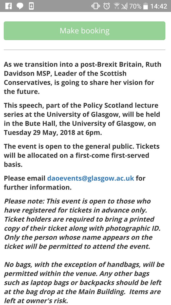 @bmc875 @JonPkovski @ItsMeRedders @GlasgowGuardian Bute hall can seat c200-500 depending on layout- not sure how many seats were available yesterday. Only the front row was reserved, seemed to be for councillors and Policy Scotland organisers. Plenty of seats for other attendees