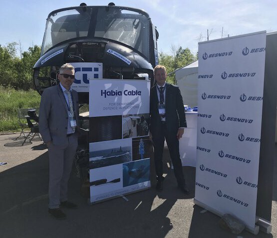 CleeveTech's tweet image. It’s a hot one — and we love it! Swing by our outdoor booth 3022 for a chat and a cold drink! #CANSEC