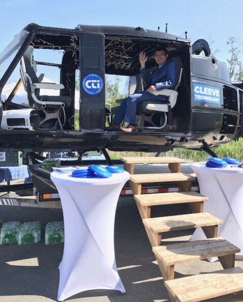 CleeveTech's tweet image. It’s a hot one — and we love it! Swing by our outdoor booth 3022 for a chat and a cold drink! #CANSEC