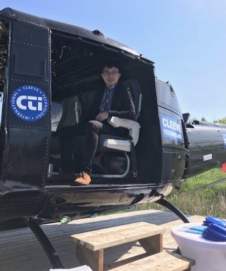 CleeveTech's tweet image. It’s a hot one — and we love it! Swing by our outdoor booth 3022 for a chat and a cold drink! #CANSEC