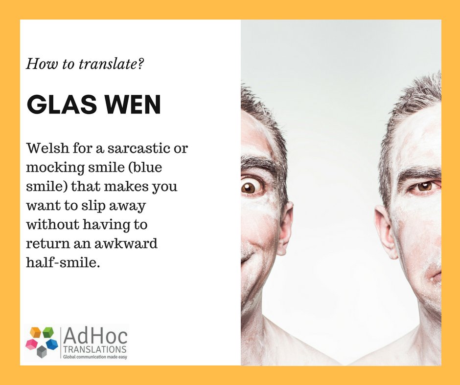 AdHoc_Language's tweet photo. There's nothing as annoying as a "Glas Wen"
#WordOfTheWeek #HowToTranslate #WelshTranslation https://t.co/nMnjs7N2sb