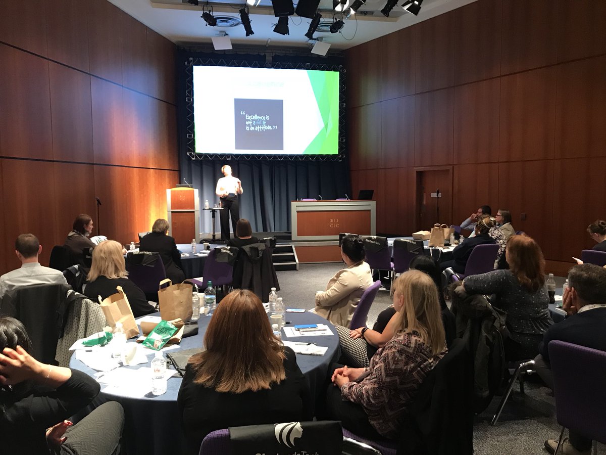 ISACAMedia's tweet photo. A great group in the house for the #SheLeadsTech seminar this afternoon to close #EuroCACS in style. @alishawenc https://t.co/icuN1YD02v