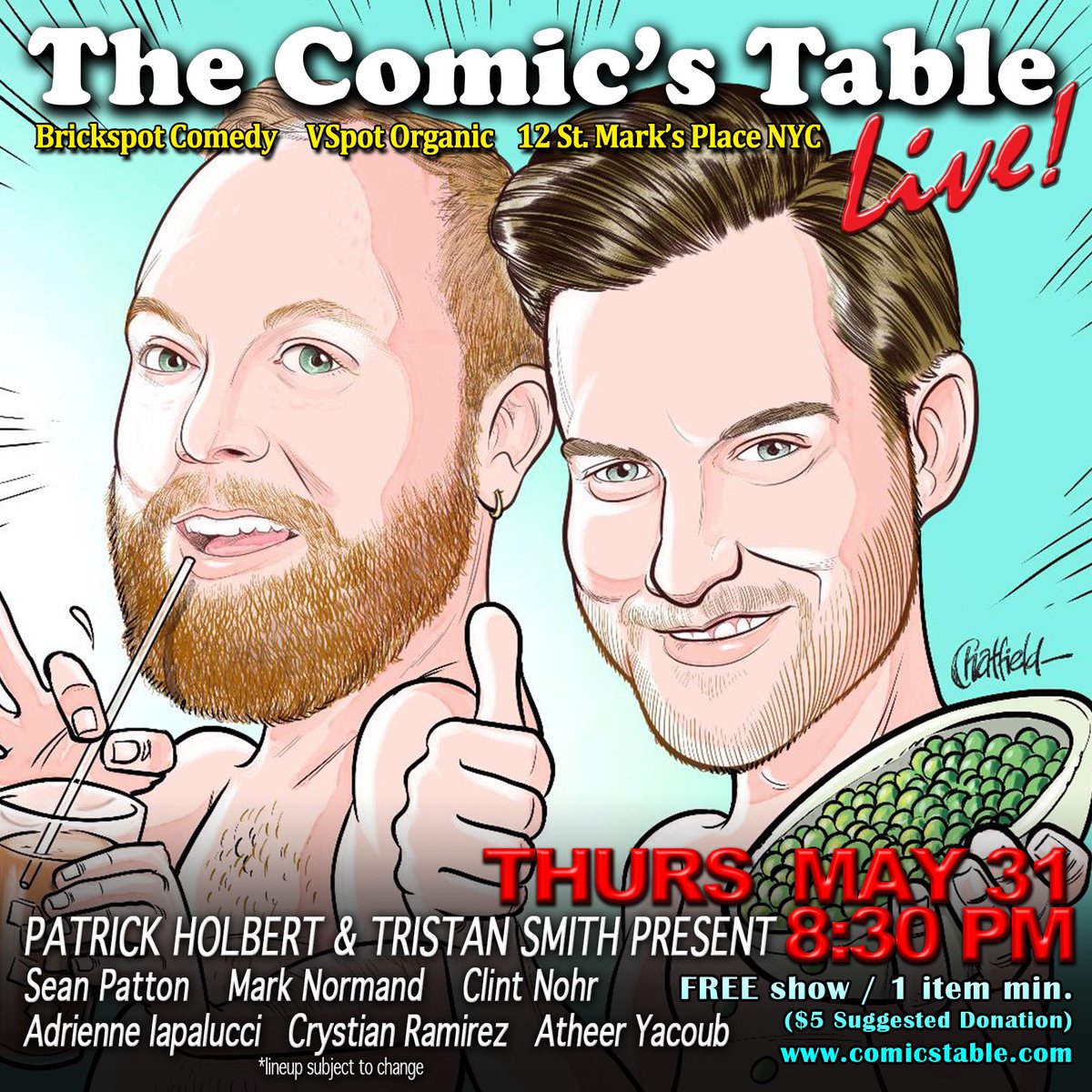 itsPatrickH's tweet photo. #MANHATTAN ‼️ 👋😎 #STANDUP 🎤#COMEDY 🤩  #ThursdayNight (🔜) at 8:30pm at @thevspot w/ the funniest comics in #NYC❗️😂🤣Come laugh &amp; enjoy #healthy food &amp; great beers and wine 🍺🍷See you tomorrow in the #EastVillage 🎉 💥 😍 #free show, great #datenight spot!! https://t.co/0MDwpwBhGL