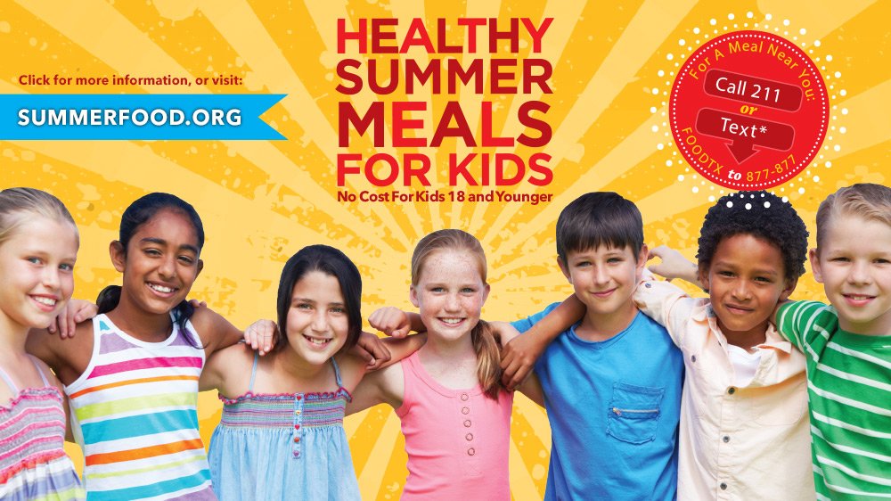dentonisd's tweet photo. The Summer Meal Program provides free meals to those 18 and younger. To view the list of summer meal sites in our area, please visit https://t.co/JVB33HXOqM https://t.co/8syXLpYBsx