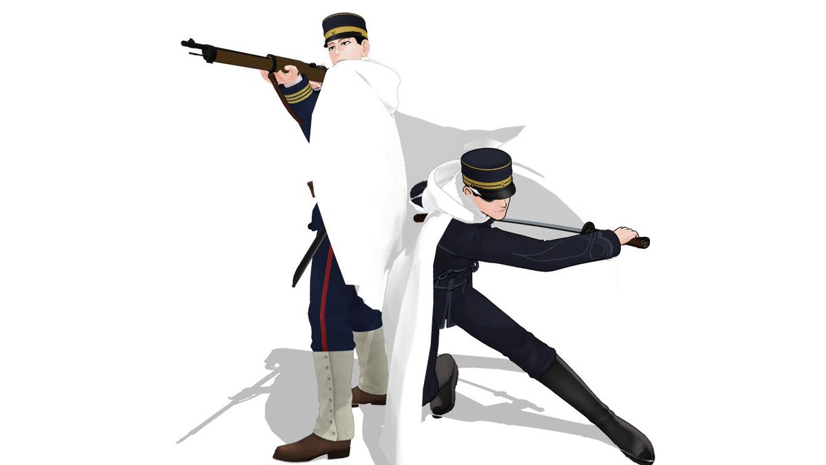 晴一 Na Twitteri モデル Jack式尾形百之助 Jack式花沢勇作