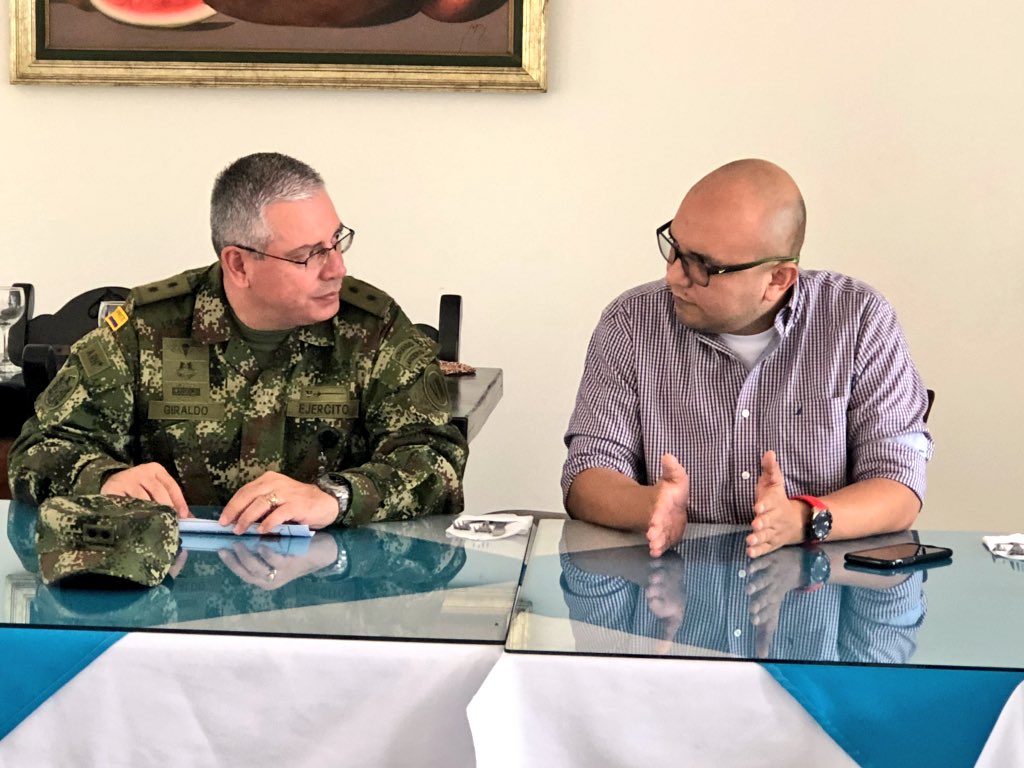 ConcejodeYopal's tweet photo. #AEstaHora el presidente del @ConcejodeYopal , Christian Rodrigo Perez y los concejales Ana Torres y Fredy Corredor, participan de la socialización del Centro Histórico del Oriente Colombiano, realizada en la #Brigada16 https://t.co/ZVMJC7eKGm