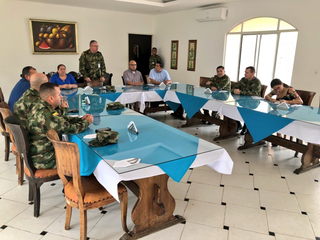 ConcejodeYopal's tweet photo. #AEstaHora el presidente del @ConcejodeYopal , Christian Rodrigo Perez y los concejales Ana Torres y Fredy Corredor, participan de la socialización del Centro Histórico del Oriente Colombiano, realizada en la #Brigada16 https://t.co/ZVMJC7eKGm