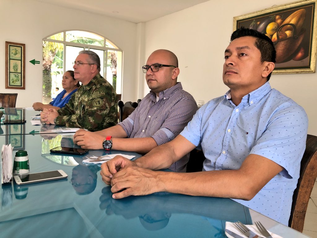 ConcejodeYopal's tweet photo. #AEstaHora el presidente del @ConcejodeYopal , Christian Rodrigo Perez y los concejales Ana Torres y Fredy Corredor, participan de la socialización del Centro Histórico del Oriente Colombiano, realizada en la #Brigada16 https://t.co/ZVMJC7eKGm