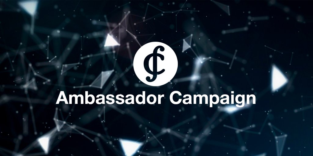CREDITS Ambassador Campaign starts today! Follow the link to read the terms of the campaign and join us now.
bitcointalk.org/index.php?topi…

<a href="/creditscom/">Credits.com</a> 
#CREDITS #CREDITSplatform #CStoken #Blockchain #FinTech