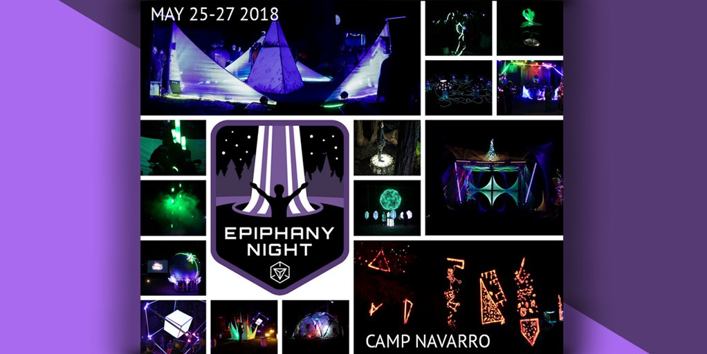 ingress's tweet photo. There were power cubes, balls of light, glyphs, and a meditation garden among other things. Agents that attended Camp Navarro's Epiphany Night outdid themselves with creativity on display for all to see. Highlights from Schloss Kaltenberg will be posted soon.

#EpiphanyNight2018 https://t.co/EBymZEzs6U
