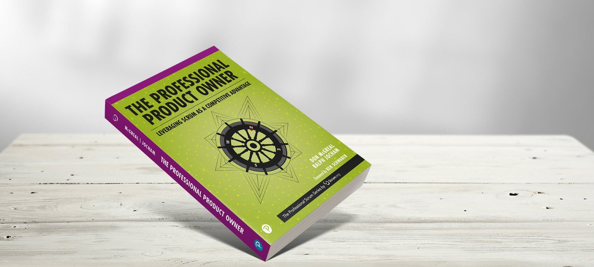 Want to learn all the ins and outs of product ownership? Check out <a href="/donmcgreal/">Don McGreal</a> and <a href="/rjocham/">Ralph Jocham</a>'s new book, "The Professional Product Owner".  Learn more here: bit.ly/2IW1MBs