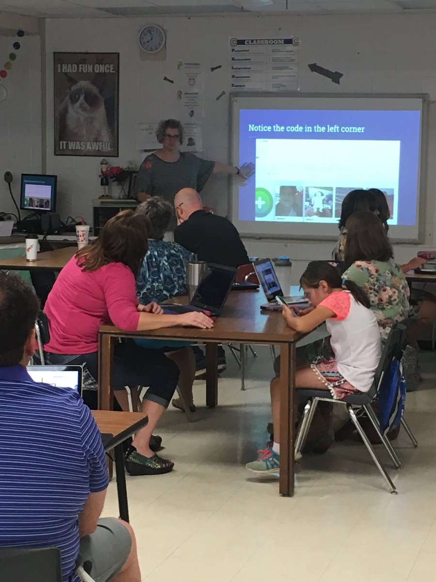 ChaseGoff's tweet photo. @BMattCHS leading teachers at our 1st Annual EdCamp at #TheCave . . . YES!  #ClimbDeeper https://t.co/UBc6VPVZ0f