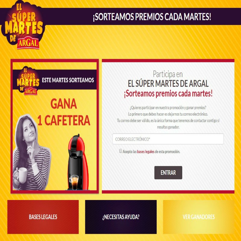 baratuni's tweet photo. ☕☕  Argal sortea 1 Cafetera  ☕☕☕☕
(válida para España hasta el próximo día 05 de junio de 2018)
#baratuni #sorteosgratis #gratis
https://t.co/NFVvJrCh83
😛😛😛😛😛😛 https://t.co/HWJrt2wU6m