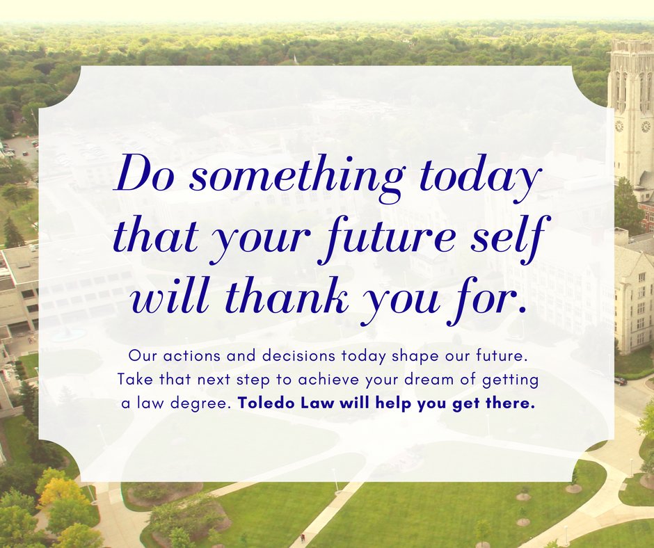 Achieve your dream of getting a law degree. Toledo Law will help you get there. Apply today! ow.ly/F0jS30kg6T4