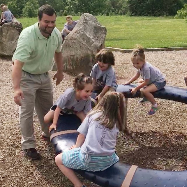 stselkhart's tweet photo. Check out our preschool and pre-k students having fun with Mr. Adamo during their end-of-year picnic at Cobus Creek County Park! Adorable! #STSAchieves https://t.co/aqBSKZIFP2