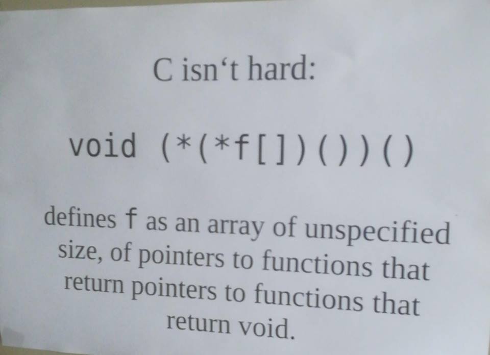 TodayInAcademia's tweet image. #Cprogrammers ... glorious.